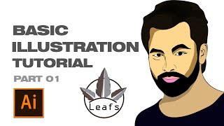 Vector Art | Vector Portrait | Illustration - Adobe illustrator basic tutorials | Using Mouse