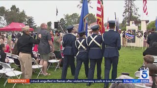 New memorial plates unveiled during Memorial Day ceremony at 'Honoring Our Fallen' Memorial Wall