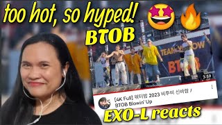 BTOB Reaction || [4K Full] 워터밤 2023 비투비 신바람 / BTOB Blowin' Up