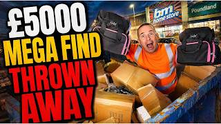 FIVE GRAND £££ MEGA SCORE😲INSANE FIND, DUMPSTER DIVING UK