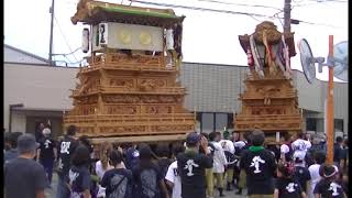 2021西条祭り　上神拝だんじり　登道だんじり