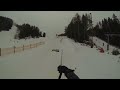 ski crash knockout