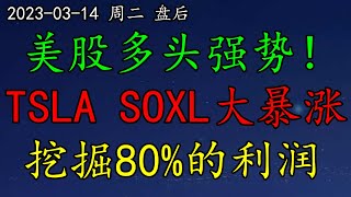 美股多头强势！TSLA、SOXL大暴涨！挖掘80%的利润！疯狂的原油！SP500、NAS100、黄金、原油、ZIM、META、TQQQ、SHOP、NVDA、ROKU、MSFT、AMZN、BA、BABA