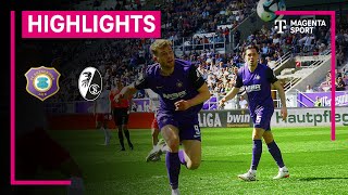 FC Erzgebirge Aue - SC Freiburg II | Highlights 3. Liga | MAGENTA SPORT