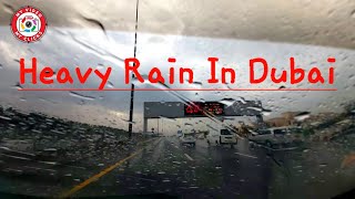 Heavy Rain in Dubai | Rainy day in #aeb UAE #rain #dubai #barish #barsat #uaeweather
