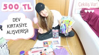 OKULA DÖNÜŞ 2019: DEV KIRTASİYE ALIŞVERİŞİM! (500TL-çekiliş) -Elif AY