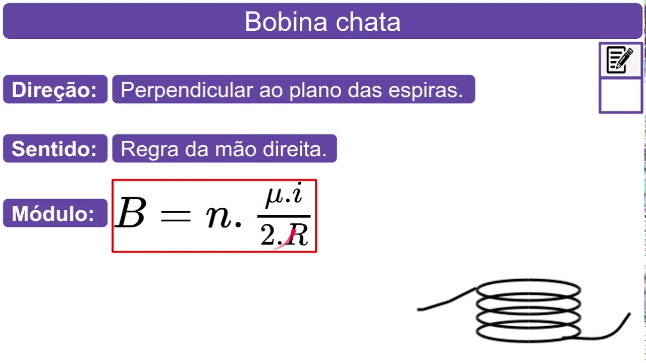 Campo Magnético: Bobina Chata. 4/5 - YouTube