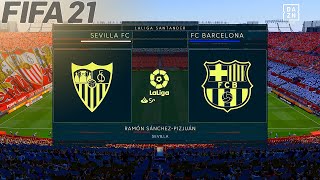 Sevilla vs Barcelona Feat. Depay, Pedri, De jong, | La Liga 2021/2022 | Predictions & Gameplay