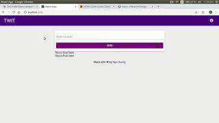Fullstack Twitter Clone with Nodejs, Express, MongoDB, React - Part 17