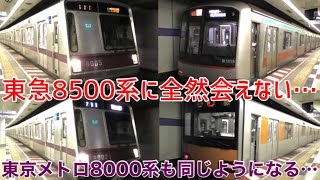 【東急8500系に全く出会えなかった】3社同時に動きが着目される東京メトロ半蔵門線 休日夕方の清澄白河駅にて 2021.8