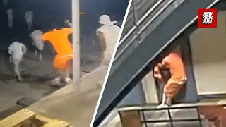 Wild surveillance video shows inmates fleeing New Orleans jail