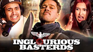 INGLOURIOUS BASTERDS (2009) MOVIE REACTION - A MASTER OF SUSPENSE! - FIRST TIME WATCHING - REVIEW