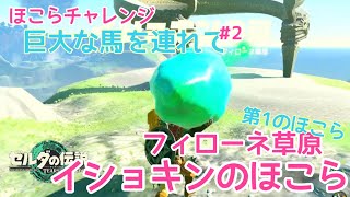 【ゼルダの伝説】ほこらチャレンジ・巨大な馬を連れて#2イショキンの祠・フィローネ草原第1の祠【ティアーズオブザキングダム】実況！