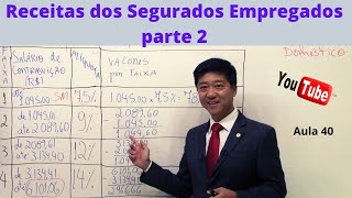 Direito Previdenciário - Receitas dos Segurados Empregados - parte 2 - aula 40 - Prof Eduardo Tanaka