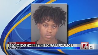 Teen arrested at school for April murder of Fayetteville 18-year-old