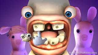 Rayman Raving Rabbids - All Funny Minigames [4K]