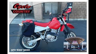 2007 Honda XR 650L set up for adventures for sale at Cycle Country in Salem, Oregon.