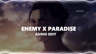enemy x gangsta's paradise // full version (audio edit) - no copyright music