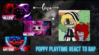 Poppy playtime react to rap (Sua Ultima Festa) e (Hora de brincar) e (Sono Profundo) Julia e Davi,