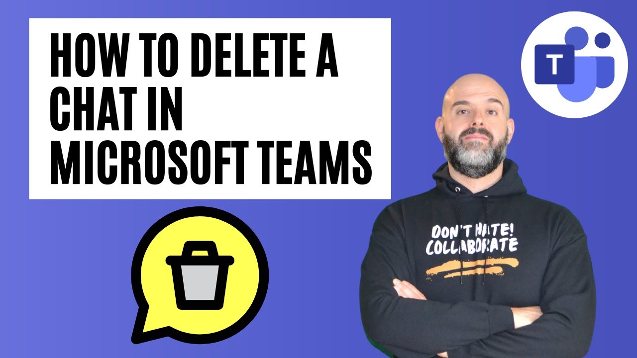 How To Delete A Chat In Microsoft Teams - YouTube