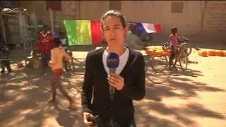 BFMTV à Diabali au Mali, ville libérée des jihadistes 21/01
