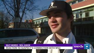 Students react to suspect's connection with WSU