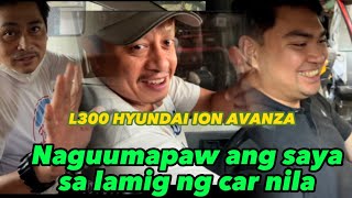 Naguumapaw ang saya sa lamig ng car nila (L300 HYUNDAI ION AVANZA)