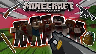 🧟Como CONVERTIR Minecraft PE en un VERDADERO Apocalipsis Zombie - Bedrock 2023