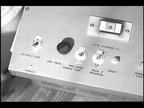 Vintage 1980s Eprom Programmer Manual Programming Youtube