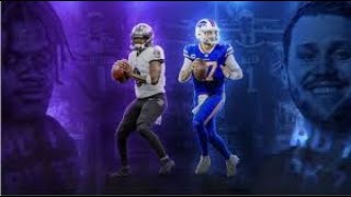 WWE 2K23 Lamar Jackson Vs Josh Allen No Ring Out Dream Match