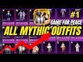 GAME FOR PEACE❗NEW MYTHIC OUTFITS PUBG MOBILE ( New Update )