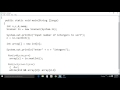 Java Program - Insertion Sort