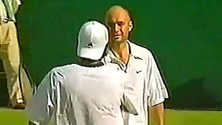 Andre Agassi vs Nicolas Massu 2001 Wimbledon R3 Highlights