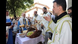 Света архијерејска Литургијa у цркви Преображења Господњег на Видиковцу