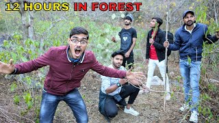 12 Hours in Deep Forest Challenge | HauntedЁЯШ▒ *DO OR DIE*