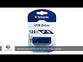 verbatim 128gb usb flash drive blue 98659 review test