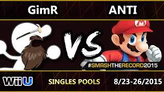 STR2015 - VGBC | GimR (G\u0026W) Vs. #THE | ANTi (Mario) SSB4 Pools - Smash Wii U - Smash 4