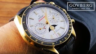 Omega Speedmaster Moonwatch Chronograph Moonphase 304.63.44.52.02.001 Functions & Care Guide
