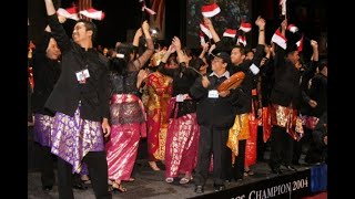 Elfa Singers - World Champion (INDONESIA JUARA) Jazz & Pop Choir Category, China 2006