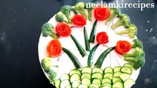 Salad decoration ideas for school Students /🍅176🍅/ neelamkirecipes