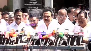 DMK All party Meeting Chennai MK Stalin,Vaiko,KS Alagiri   | Tamil News| nba 24x7