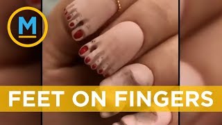 This horrifying ‘foot manicure’ is now a thing | Your Morning