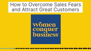 How to Overcome Sales Fears