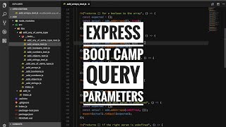 Express boot camp - Query parameters