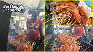 This Ghana Man is the king of Chinchinga in LONDON  !! The Best Kebab Joint in London