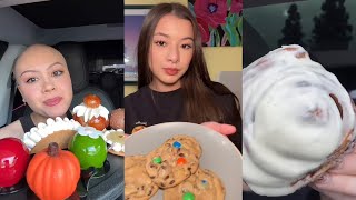 Dessert TikTok ASMR mukbang compilation!