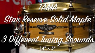 TAMA Star Reserve Solid Maple Snare Drum 14\