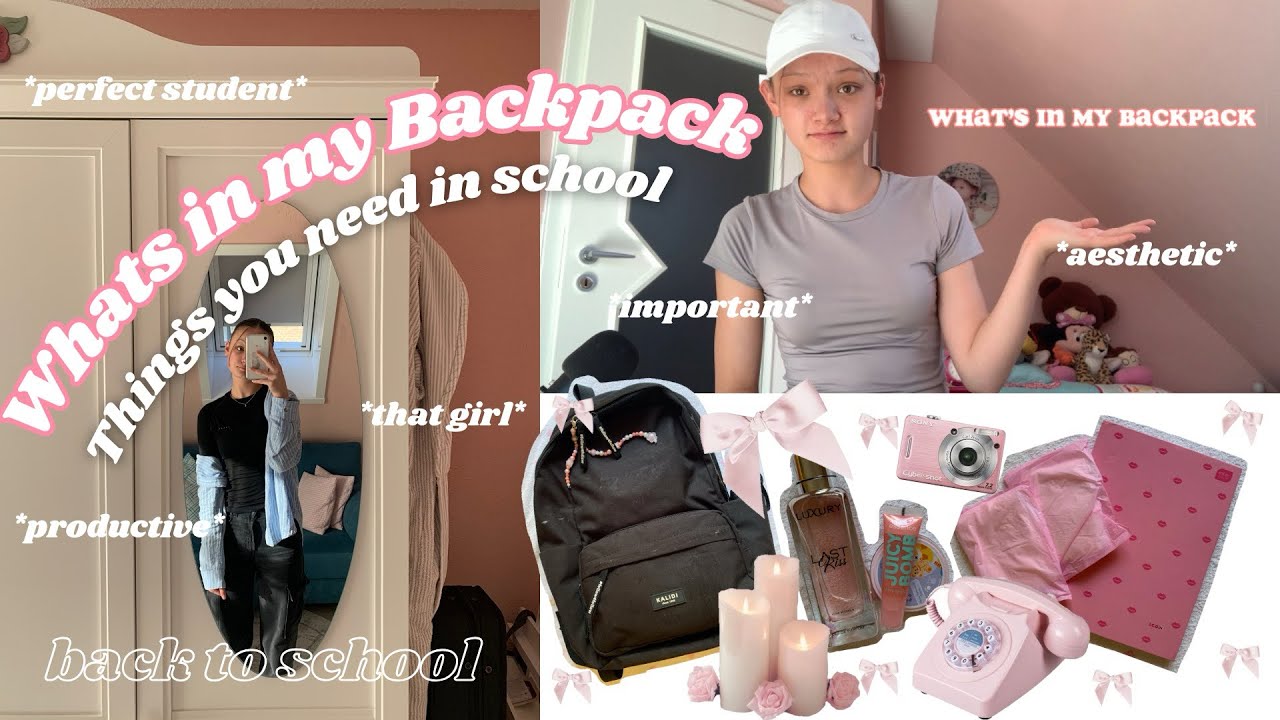 Whatтащs In My Backpack ёятм L Back To School Youtube