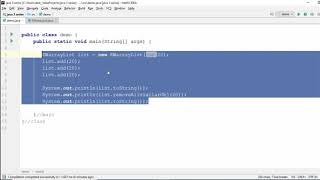 Arraylist question three A - part two java3 (Arabic)