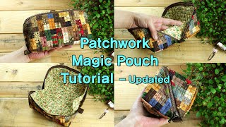 How to Make a Patchwork Magic Pouch Tutorial -Updated